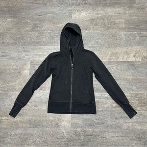 lululemon athletica Black Full-Zip Hoodie Sweatshirt